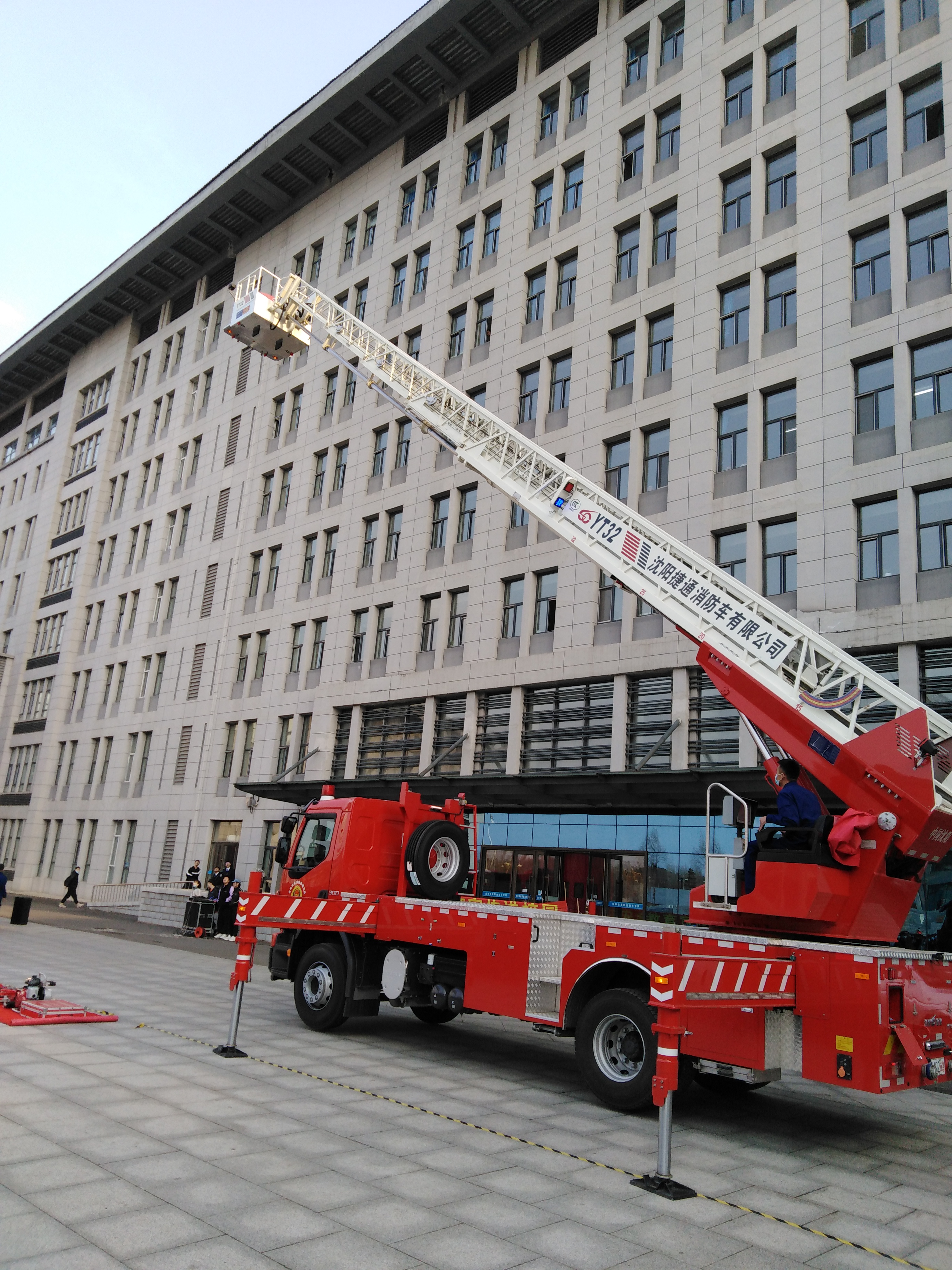 消防车辆性能展示